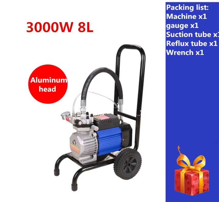 3000W/4000W/4800W High-pressure airless spraying machine Professional Airless Spray Gun High quality   painting machine tool
