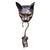 Cat Head and Mouse Door Knocker or Wall Resin Sculpture Ornament Resin Pest Repellent Mouse Statue for Door Pile Protect Plants