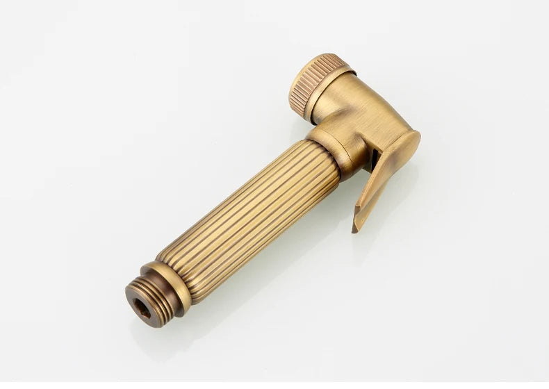 Brass&Porcelain Bathroom Hand Shower Head Rainfall Shower Faucet  Bracket Shower Hose