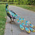 Solar Lights Peacock Statues Garden Decoration Outdoor Lamp Hollow Figurine Path Lawn Metal Sculpture