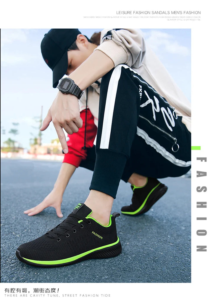 Light Sports Shoes Men Women Black Knit Sneakers Big Size 48 Breathable Casual Walking Shoes Zapatillas