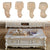European Style Rubber Wood Carved Furniture Foot Legs Cabinet Seat Feets Vintage Home Decor Decoration Accessories