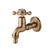 Antique Brass Basin Faucet Kitchen Faucet Garden taps Wall Mounted Lavatory Bathroom Mop Water Tap Washing Machine Faucet
