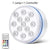 Updated Submersible LED Lights with Remote Underwater Pool Light IP68 Magnet 13 LED Bright Lamp RGB for Pond/Pool/Aquarium