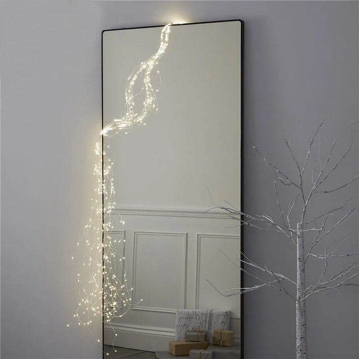 Solar Garden Light LED Fairy Gypsophila Tree Waterfall Icicle LED String Holiday Christmas Party Garland Waterproof Solar Lamp