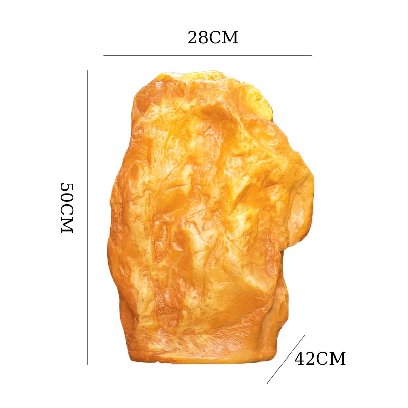 Landscape Rock Light Villa Backyard Lawn Garden Lamp Real Estate Resort Park Decor Stone Lighting