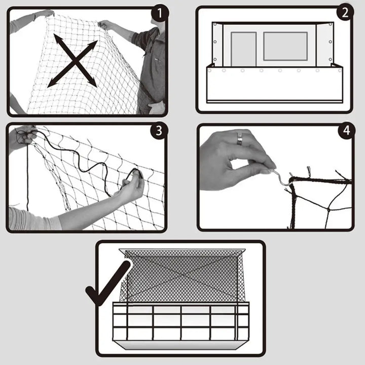Anti Bird Catcher Netting Pond Net Pet Cat Dog Protective Fencing Mesh Fruit Vegetables Flower Garden Mesh Protect Pest Control