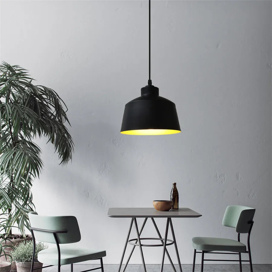 Loft Industrial Retro Iron Pendant Lights Lampshade for Restaurant Clothing Store Light Cafe Cover Kitchen Home Hanging Lamp