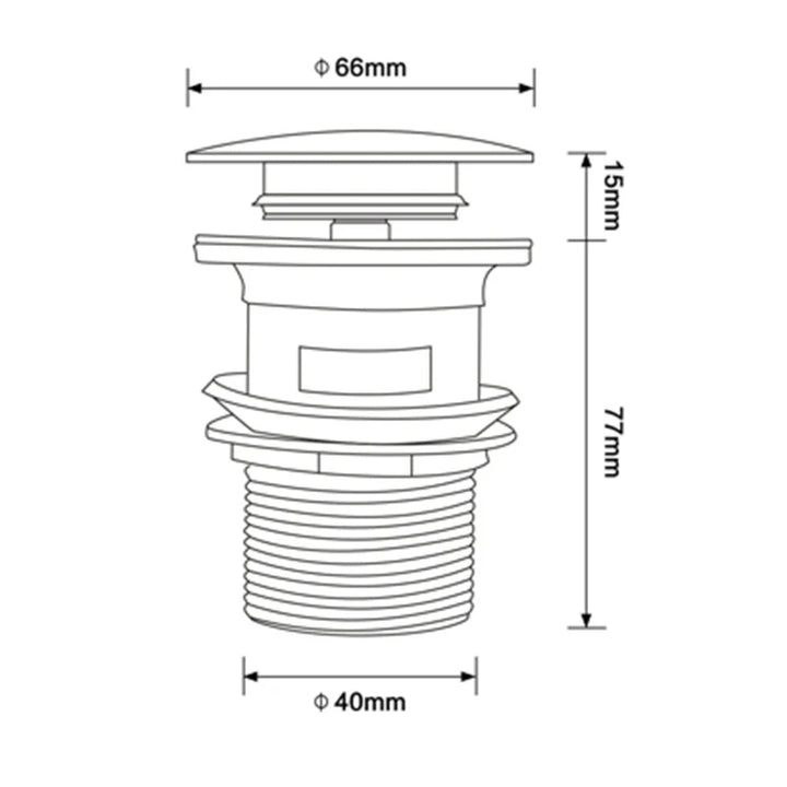 Bathroom Sink Stopper Washbasin Pop Up Drain Plug Cover Waste Pipe Drainer With Or Without Overflow For Bath Accessories