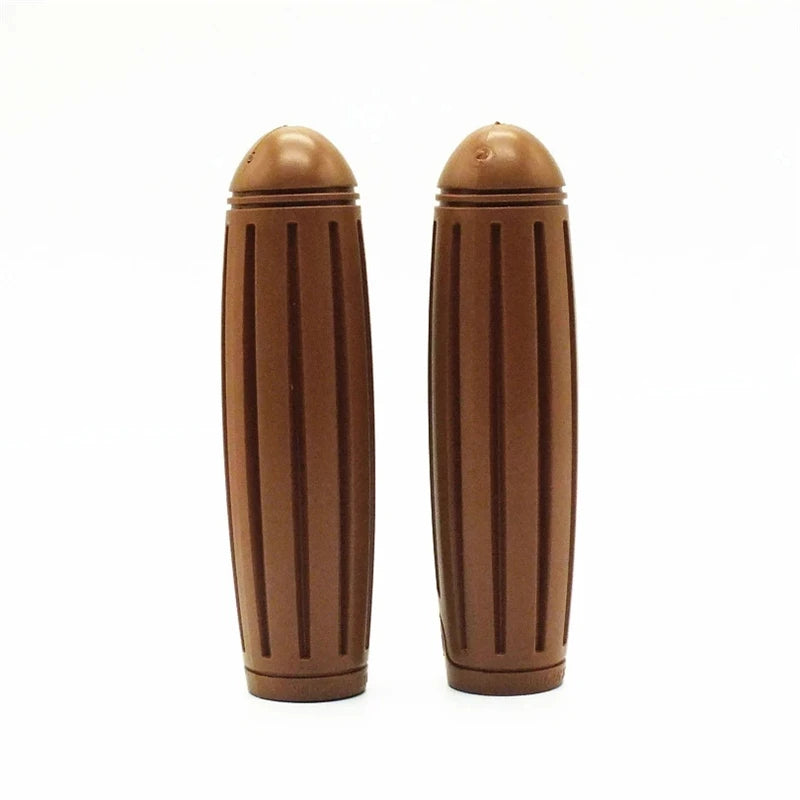Retro Rubber Plastic Bicycle Handlebar Grips Protection Cover