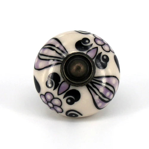 Vintage Ceramic  Kitchen Cupboard Door Drawer Knob Pull Hardware