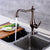 European-style faucet single-hole platform basin faucet retro kitchen cold and hot water faucet sink faucet