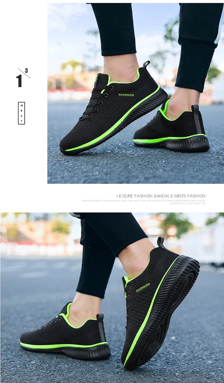 Light Sports Shoes Men Women Black Knit Sneakers Big Size 48 Breathable Casual Walking Shoes Zapatillas