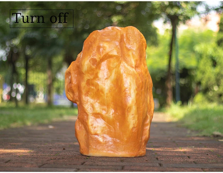 Landscape Rock Light Villa Backyard Lawn Garden Lamp Real Estate Resort Park Decor Stone Lighting
