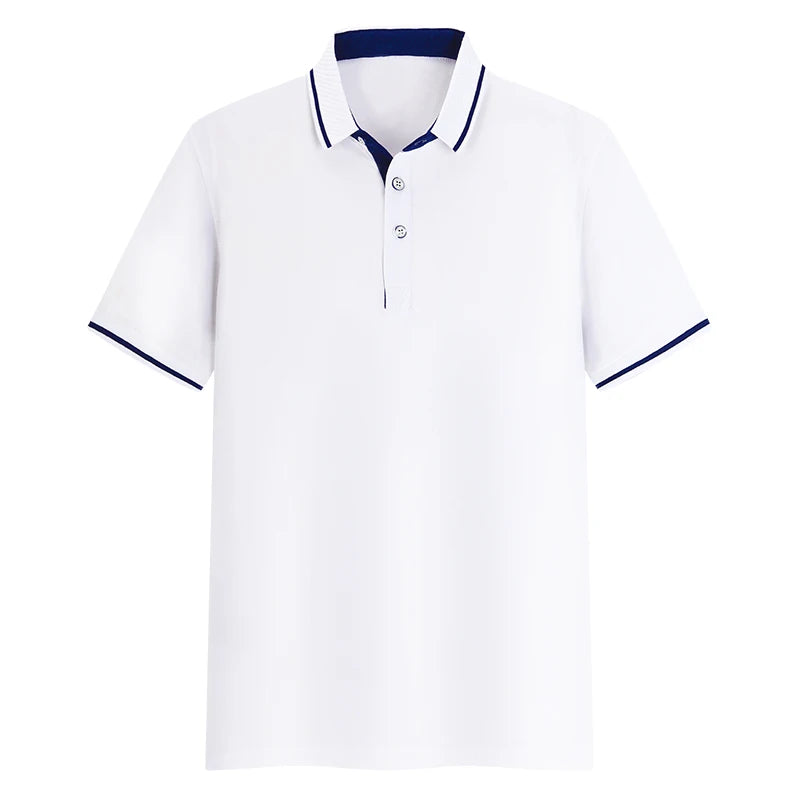 Custom Printed Logo On Cust T-shirts. Embroidered Polo Shirts For Male And Female Employees Of The Company, and Design