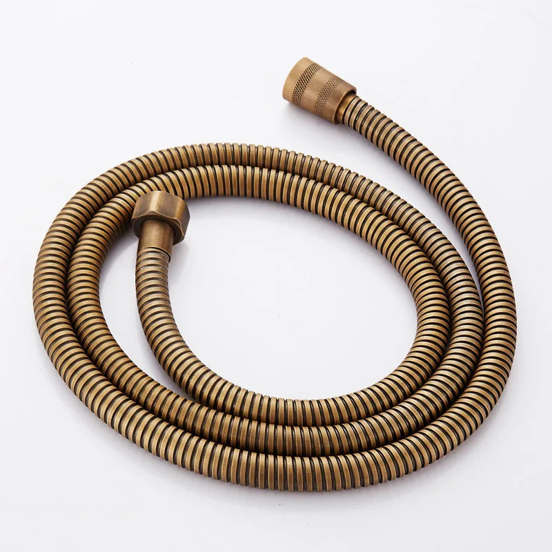 Brass&Porcelain Bathroom Hand Shower Head Rainfall Shower Faucet  Bracket Shower Hose