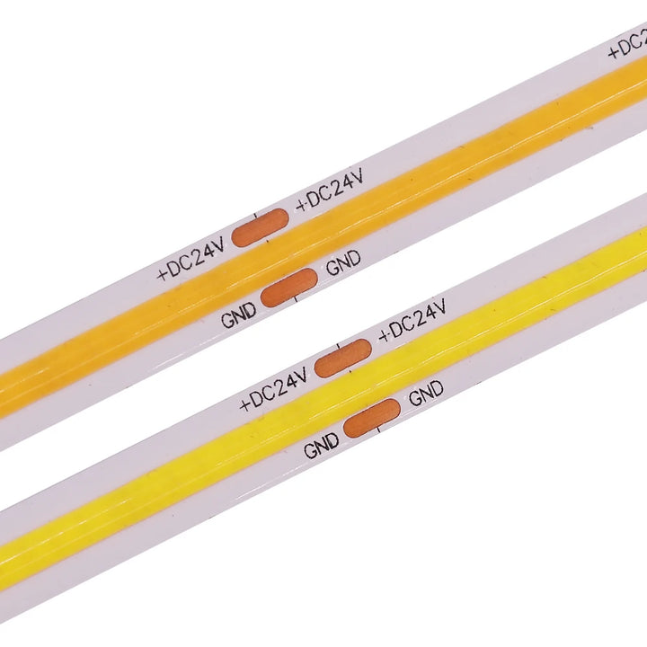 5V 12V 24V COB LED Strip 320LEDs/m High Density RA90 Flexible FOB LED Tape Light Bar Linear Ribbon 0.5-5m USB LED Light