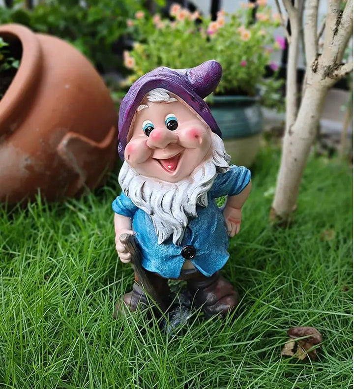 Outdoor  Resin 7 Dwarfs Landscape Terrace Yard Decoration