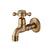 Antique Brass Basin Faucet Kitchen Faucet Garden taps Wall Mounted Lavatory Bathroom Mop Water Tap Washing Machine Faucet