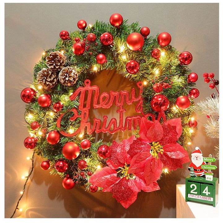 2.7M Luxury Christmas Decorations Garland Decoration Rattan with Lights
