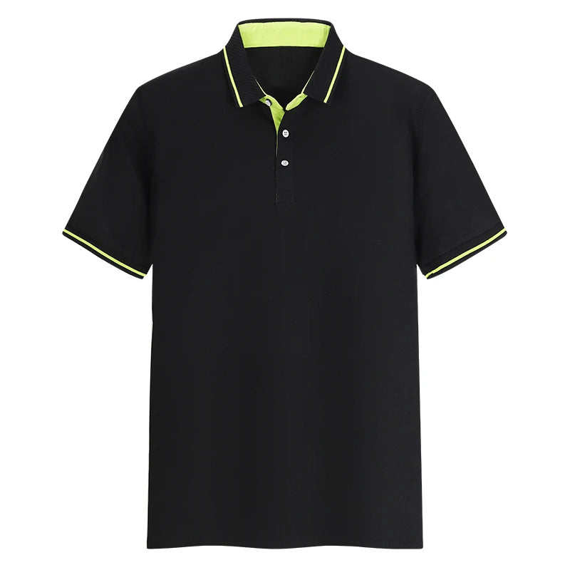 Custom Printed Logo On Cust T-shirts. Embroidered Polo Shirts For Male And Female Employees Of The Company, and Design