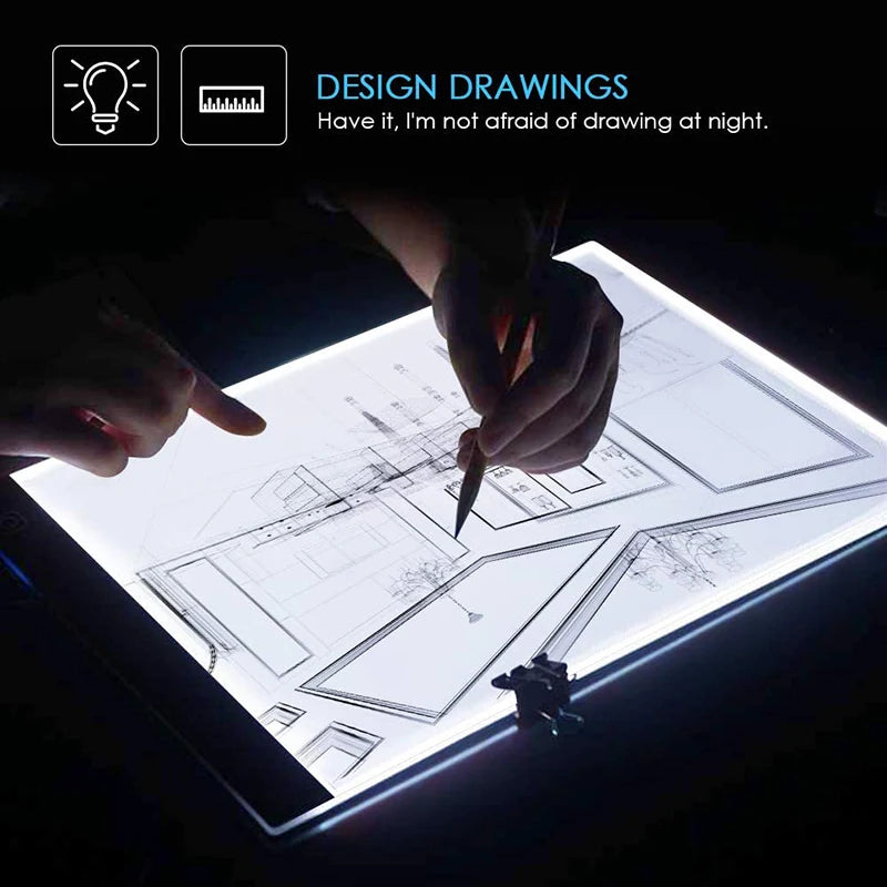 A5/A4/A3 LED Light Pad for diamond painting Artcraft Tracing Light Box Digital Tablets Painting writing Drawing Tablet