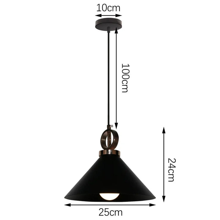 Loft Industrial Retro Iron Pendant Lights Lampshade for Restaurant Clothing Store Light Cafe Cover Kitchen Home Hanging Lamp