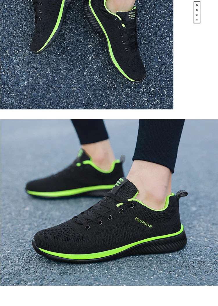 Light Sports Shoes Men Women Black Knit Sneakers Big Size 48 Breathable Casual Walking Shoes Zapatillas