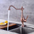 European-style faucet single-hole platform basin faucet retro kitchen cold and hot water faucet sink faucet