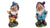 Outdoor  Resin 7 Dwarfs Landscape Terrace Yard Decoration