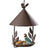 Iron Bird Feeder Rainproof Windproof Hanging Style