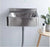 Bathroom wall mounted 304 Stainless steel  sqaure basin with faucet set
