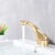 Rozin Basin Faucets Brushed Bathroom Mixer Faucet  Deck Mount Simple Design