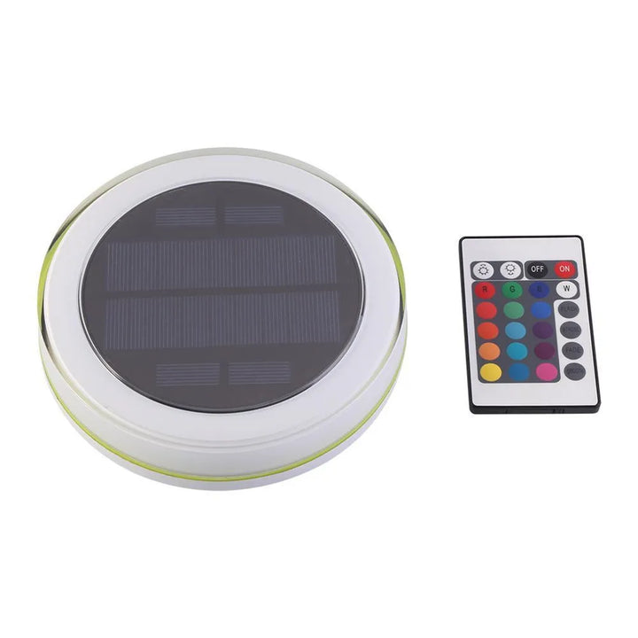 RGB Submersible Lamp Boat Solar Garden Outdoor LED Pool Lights Floating Light Bulb With RGB Remote Control Or APP Control