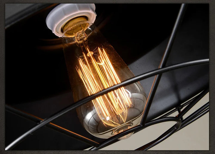 American Loft Industrial Retro Iron Pendant Lights