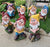 Outdoor  Resin 7 Dwarfs Landscape Terrace Yard Decoration