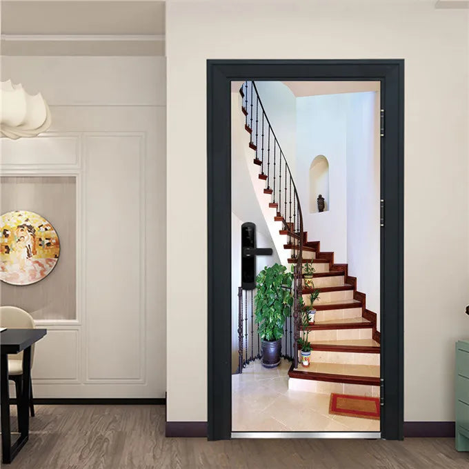 3D Stereo Butterfly Door Stickers For Living Room Bedroom Renew Decal Self-adhesive Removable Wine Cabinet Home Decor Wallpaper