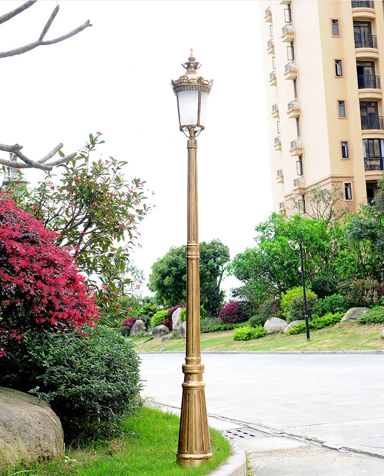 (H≈2.4M) Garden Lights, Outdoor Waterproof Garden Villa Landscape Lights, Street Lights, High Pole Lights