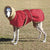 Winter Warm Dog Clothes Waterproof Thick Dog Jacket Clothing Red Black Dog Coat with Leash Hole for Medium Large Dogs