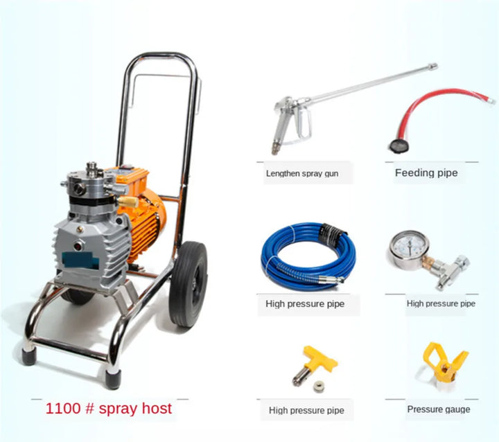 3000W/4000W/4800W High-pressure spraying machine Professional Airless Spray Gun painting machine Single/double gun