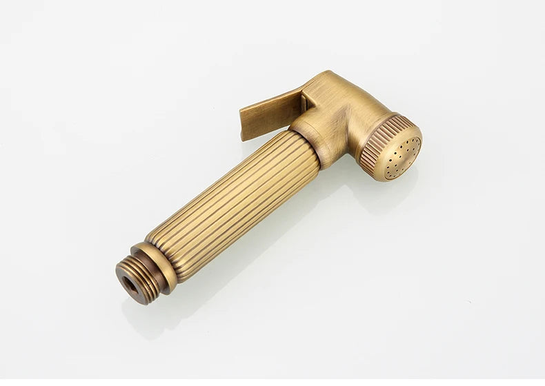 Brass&Porcelain Bathroom Hand Shower Head Rainfall Shower Faucet  Bracket Shower Hose