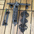 European retro garden Cast iron patio art door handles home decoration Wall decoration door handle room accessories
