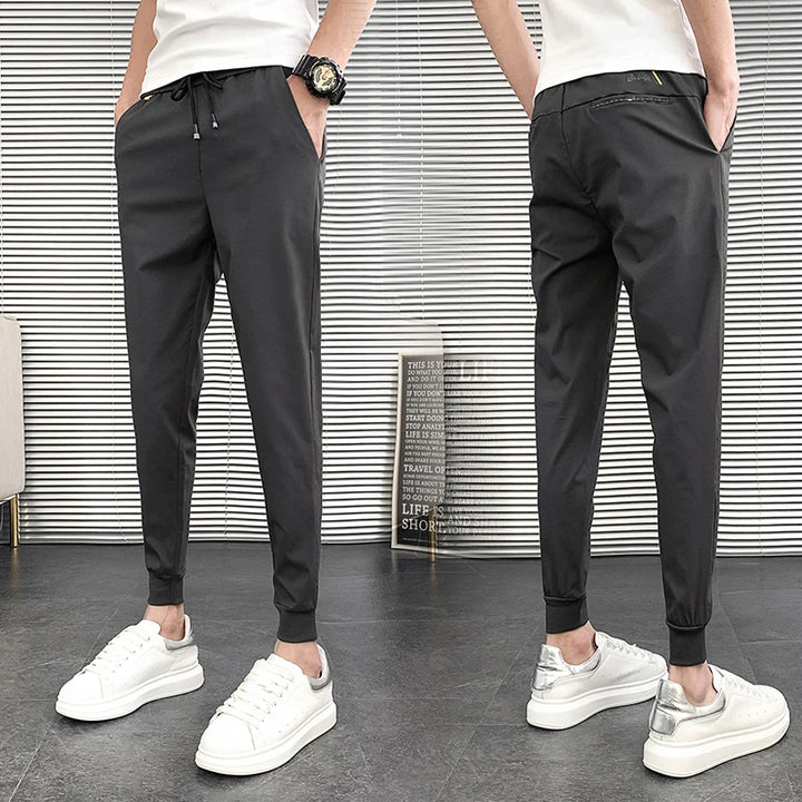 Pantalones Hombre Summer New Men Trousers Korean Luxury Clothing Streetwear Slim Fit Cargo Pants Slim Fit Casual Work Wear 36-28