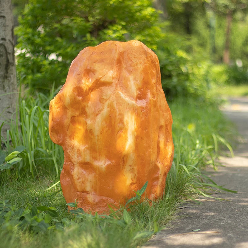 Landscape Rock Light Villa Backyard Lawn Garden Lamp Real Estate Resort Park Decor Stone Lighting