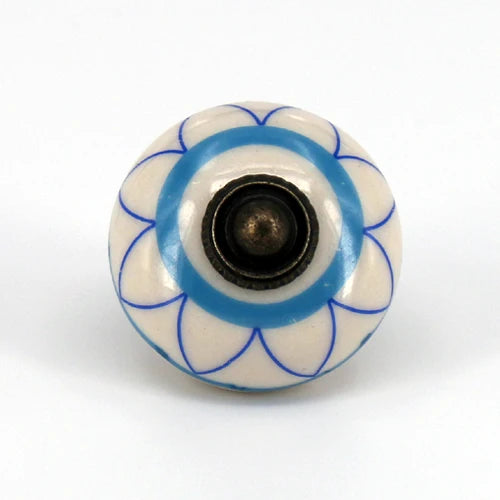 Vintage Ceramic  Kitchen Cupboard Door Drawer Knob Pull Hardware