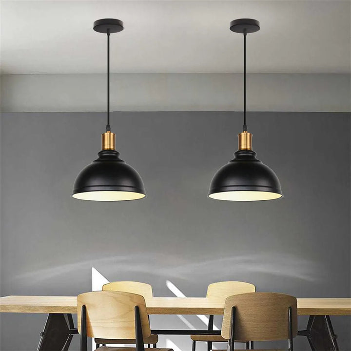 Loft Industrial Retro Iron Pendant Lights Lampshade for Restaurant Clothing Store Light Cafe Cover Kitchen Home Hanging Lamp