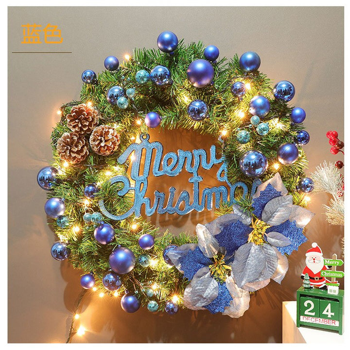 2.7M Luxury Christmas Decorations Garland Decoration Rattan with Lights