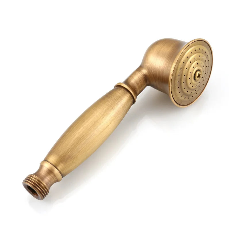 Brass&Porcelain Bathroom Hand Shower Head Rainfall Shower Faucet  Bracket Shower Hose