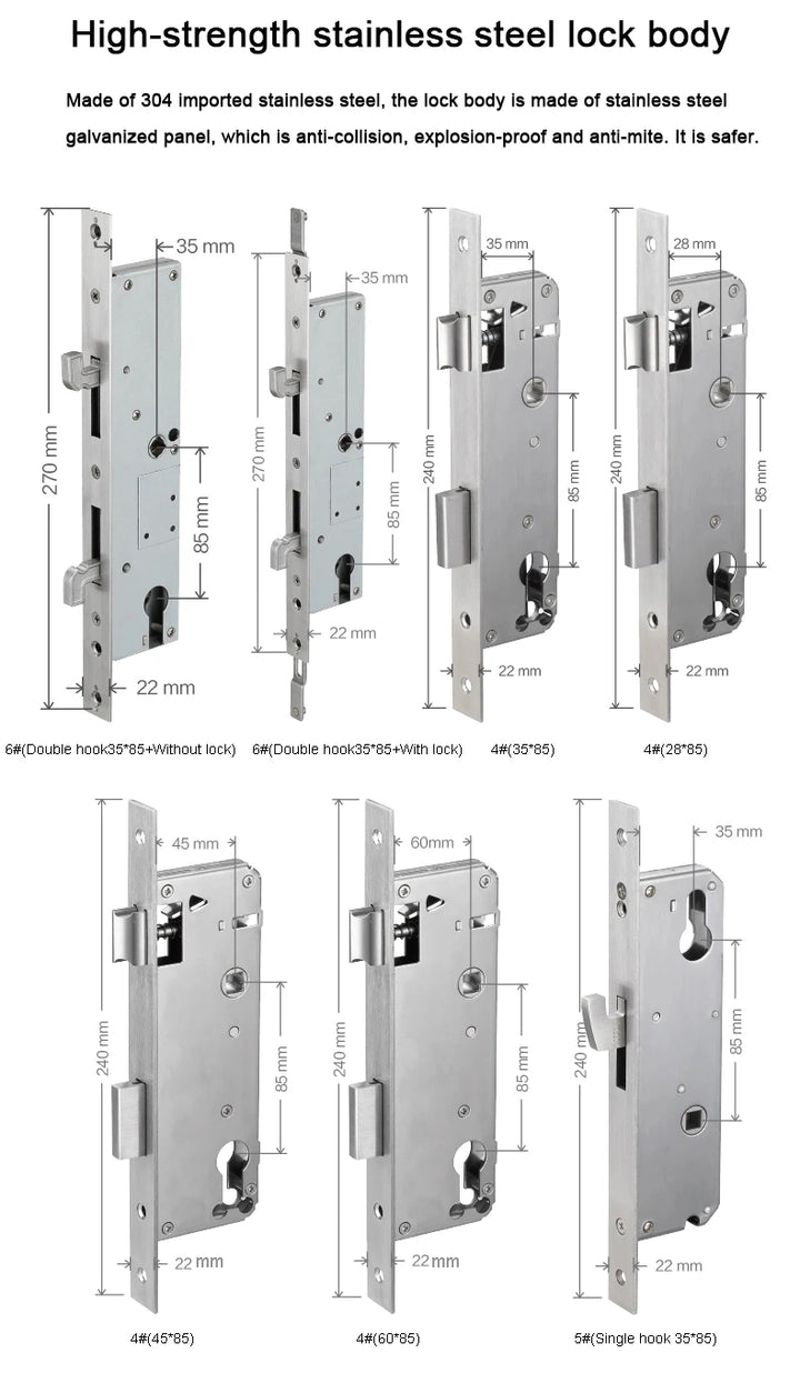 waterproof biometric fingerprint door Locks electronic Smart door lock RFID Card code lock For Aluminum Glass Door