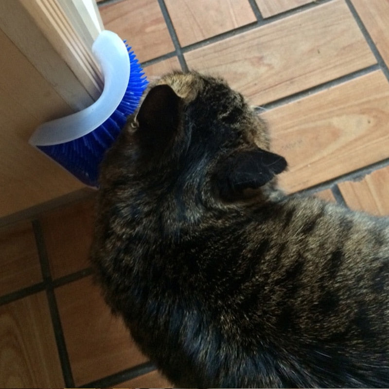 Removable Cat Corner Scratching/Rubbing/Massage Brush